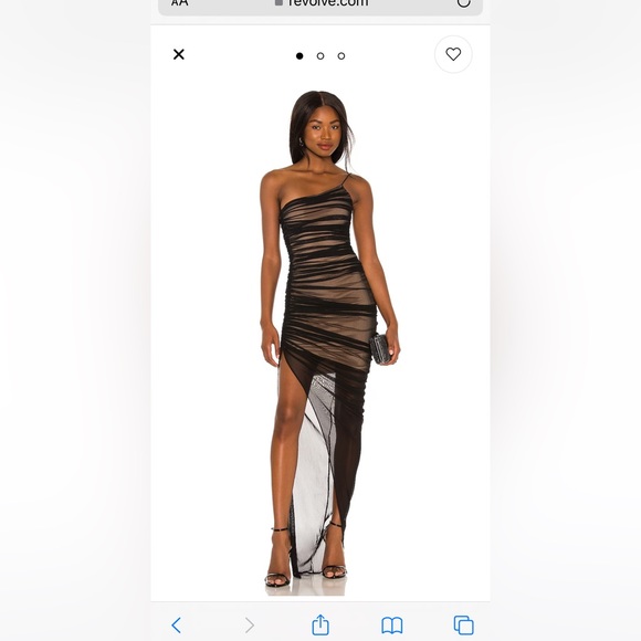 Revolve Nookie Mecca Gown - size S in Black - Picture 1 of 4